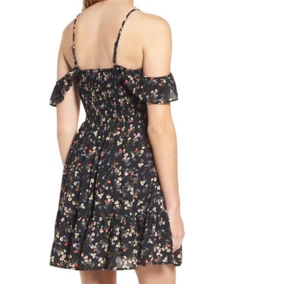 Mimi Chica Smocked Off The Shoulder Mini Dress - Picture 7 of 8